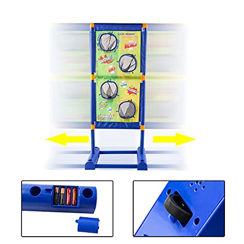 deAO elektronisches Luftpistolenset mit Zielscheibe und Bällen für Kinder