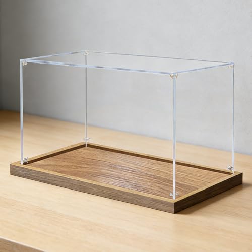 Cajas de Metacrilato Vitrina Expositora Transparente a Prueba de Polvo, Estuches Expositores Rectangulares Acrílico, Cajas Almacenamiento para Coleccionables(50x25x25cm(20x10x10in))