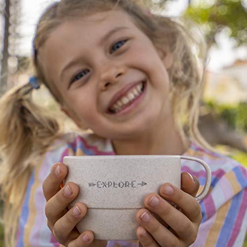 Wheat straw dinnerware sets RV dishes outdoor dinnerware sets