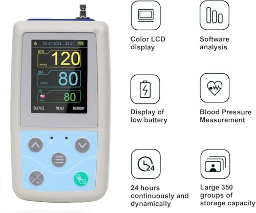 Contec Abpm50 Handheld 24Hours Ambulatory Blood Pressure Monitor thumb #1