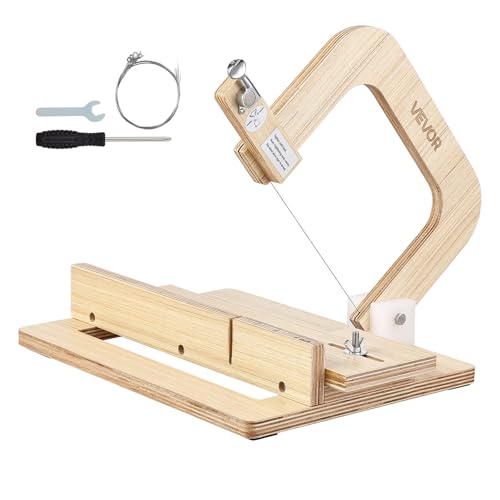 VEVOR Soap Cutter, 0-2 inch Adjustable Thickness, Wood Soap Slicer with Stainless Steel Adjustable Wire Tension, with Extra Wires, Multi Handmade Cutter for Candles, DIY Making Cutting Tool by VEVOR - Image 3