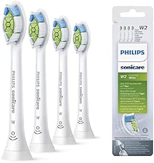 Główki szczoteczki sonicznej Philips Sonicare Original W2 Optimal White Standard opakowanie 4 sztuk w kolorze białym (model HX6064/10)