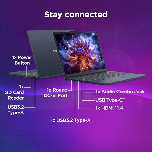 Image of Lenovo IdeaPad Slim 3 Intel Core Ultra 7 355 Next-Gen AI PC (16GB RAM /512GB SSD /15.3 inch (38.86cm) /WUXGA IPS /Copilot+ PC /Windows 1 2 Year Onsite Warranty + Accidental Damage Protection