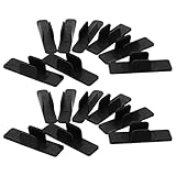 SOPOTUTU 24 Piezas Organizador Reutilizable para Escritorio Pizarra o Pared Clip Ergonómico para Lápices para Aulas y Oficinas Color Negro