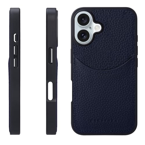 HANATORA for iPhone 16Plus �P�[�X �{�v �ϏՌ� �X�}�z�P�[�X �X�}�z �R�[�h�z���_�[ �t�� �V�������N�J�[�t���U�[ �M�t�g �}�O�l�b�g�Ȃ� �u���[�C���f�B�S CPG-16Plus-BlueIndigo