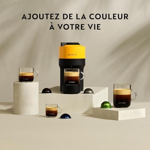 Nespresso De'Longhi Machine à Café Vertuo POP Noir, Capsules café Vertuo seulement, Technologie Centrifusion, 5 Tailles de Tasses + Kit de Bienvenue, Design Compact, Arrêt Automatique, ENV90.B - Image 6
