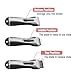 Bates- Razor Blade Scraper, Razor Scraper Set with 15 Extra Blades, Razor Scraper with Built-in Blade Storage Box, Window Scraper Tool, Glass Scraper Blades, Blade Scraper, Razor Blade Retractable