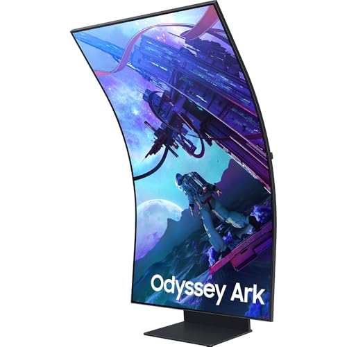 Image of Samsung Odyssey Ark 2 55 inch 4K Mini-LED Curved Gaming Monitor Bundle with Microsoft Wireless Controller, Elite Suite 18, 2X HDMI Cable and Deco Gear CPS 26 Month Protection Pack (Beach-CPS- 26M3500)