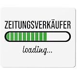 JUNIWORDS Mauspad Mousepad, Zeitungsverkäufer Loading (6223271)