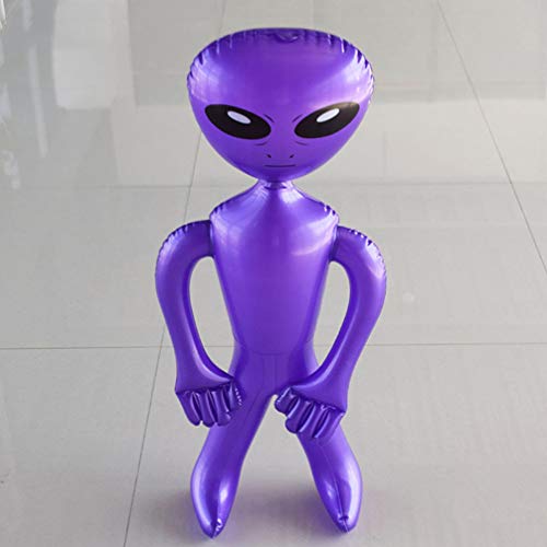 1 Unidade Decorações Infláveis ​​do Dia Das Bruxas Balão Ufo Novidade Brinquedo Explodir Alienígena