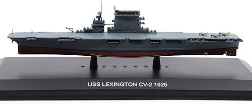 Miniatura 6 de Motor city classics Modelo militar fundido a presión a escala 11250  USS Lexington CV-2 1925  Militaria Diecast Model 241942