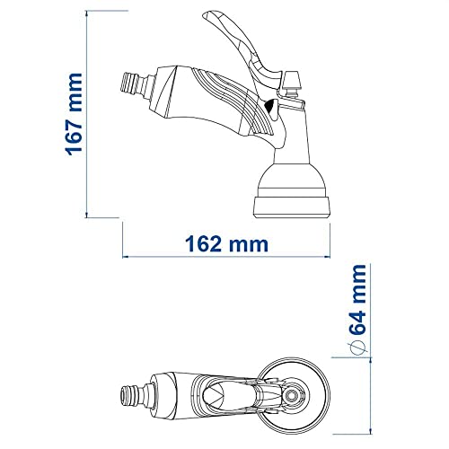 Tramontina Hidropistola para Engate Rápido Multifunção em Cartela