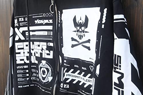 Niepce Inc Graphic Cyberpunk Zip Up Males's Vogue Hoodies Sweatshirts 4 41SQOWoPR3L. AC