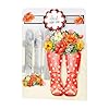 Katy Sue Pretty Petals Picket Fence Card Making Kit. Contains 8 Shaped Cards, 2 Sheets of Die Cut Decoupage, Foam Pads, 8 Envelopes & Instructions. for Card Making Supplies & Card Crafting #5