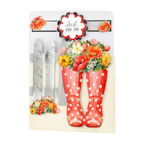 Kit para hacer tarjetas Katy Sue Designs con diseño de valla de piquete y decoupage 6