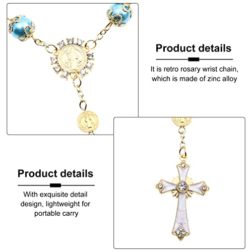 Generic-Religious-Prayer-Ball-Beads-Cross-Rosary-Bracelet-Virgin-Mary-Rosary-Prayer-Beads-Jesus-Crucifix-Cross-For-Women-Men-Blue