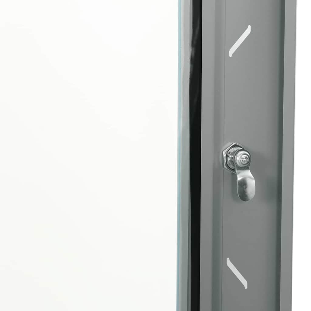 Armario de red de acero con almacenamiento para NAS y servidores domésticos, 53 x 60 x 45 cm, sistema de almacenamiento gris para enrutador LAN Ethernet, copia de seguridad y sincronización