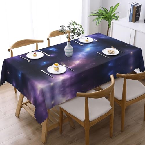 Nappe de table de salle à manger galaxie facile à nettoyer