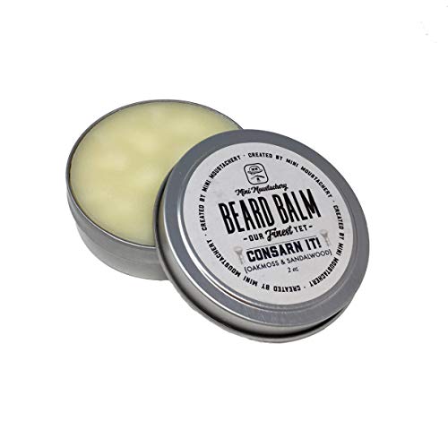 Mini Moustachery Deluxe Beard Care Kit - Consarn It, Oakmoss Sandalwood - Image 8