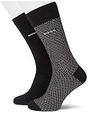 BOSS Men's 2P RS Minipattern CC Regular_Socks, Dark Grey21, 39-42