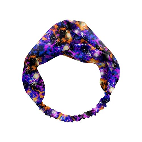 Image of Spoontiques - Headband - Printed Fabric Hair Bands - Knotted Hair Band for Everyday Use - Galaxy