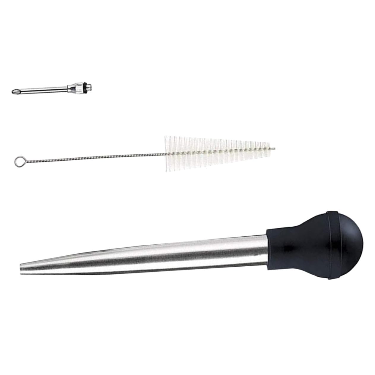 Zerodeko 1 Set Turkey Marinade Injector with Ergonomic Design Barbecue Injection Tool for Flavor Enhancement of Meat Dishwasher Safe Comfortable Grip for Juicy Turkey and Gravy