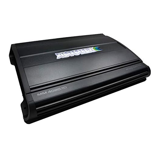 Autotek The Mean Machine Subwoofer Monoblock Class D Amp (4, 000 Watts), Black (MM4020.1D)