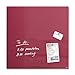 Produktbild SIGEL GL272 Glas-Magnetboard 48 x 48 cm Beerenrot / Magnettafel Artverum - weitere Farben