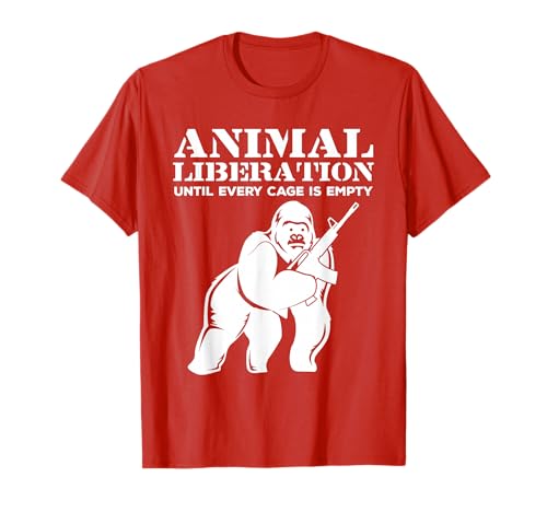 Image of Until Every Cage is Empty Animal Liberation Shirt T-Shirt