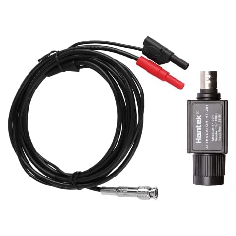 HT30A+ HT201 Hantek Oscilloscope Accessories Set BNC Connecter Auto Test Leads, Signal Test Cable and 10MHz 20:1 Attenuator for Assisting Automobile Measurement Cover