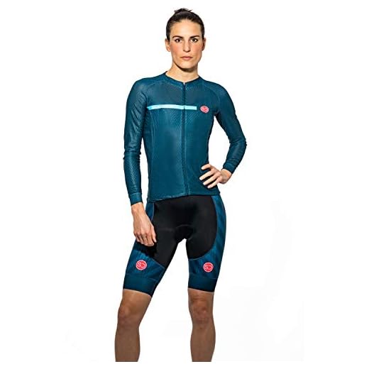 SUNDRIED Ciclo Womens Pro Rango de Ciclo de Jersey de la Bici Jersey de la Bici del Camino de montaña del Desgaste de la Bici Camisas (Azul, L)