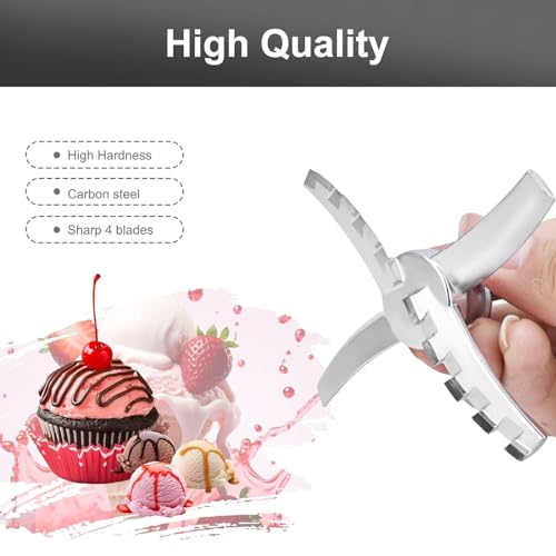 Image of Replacement Paddle Compatible with Ninja Creami NC501 Series Ice Cream Makers,Replacement Parts Blade for Ninja Ice Creami Accessories for NC500, NC501, NC501H, NC501HBL, NC501HGN and CN501CO