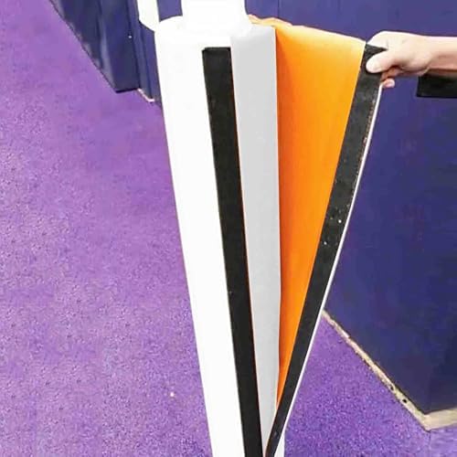 Weatherproof White Plumbing Post Pads - Durable Protective Padding for Basement Pipes, Playground Posts & Garage Poles, 1.2m, 1.5m, 1.8m - Essential Outdoor Safety Solution