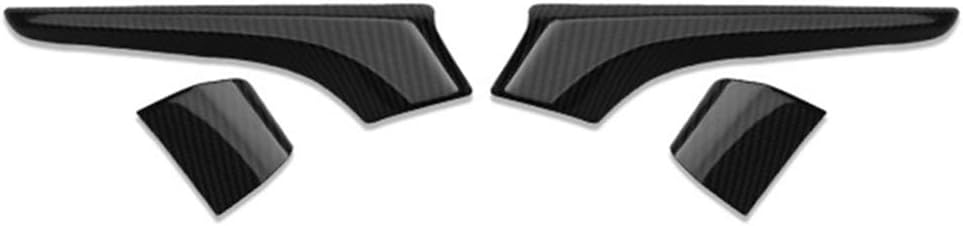 New Carbon Fiber Mirror Cover Trims 4PCS Compatible with Lexus NX NX200t NX300h 2014-2019