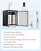 VEVOR Beer Kegerator, Dual Tap Home Draft Beer Dispenser for Ball Lock, Full Size Keg Refrigerator with 5lbs CO2 Tank, Hold 2 Sixth / 2 Slim / 3 Ball lock keg, 162L