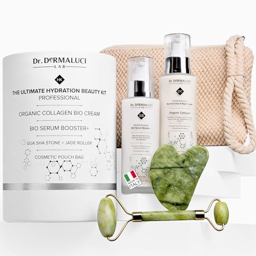 Coffret Cadeau BIO Dr. Dermaluci Lab avec Crème Collagène Retinol et Sérum pour Routine Visage