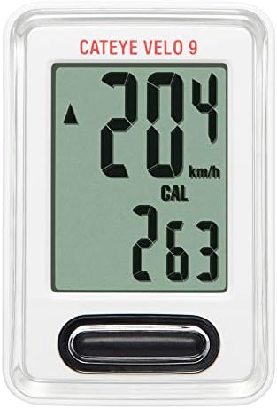 CATEYE - Velo 9 Wired Bike Computer (White)