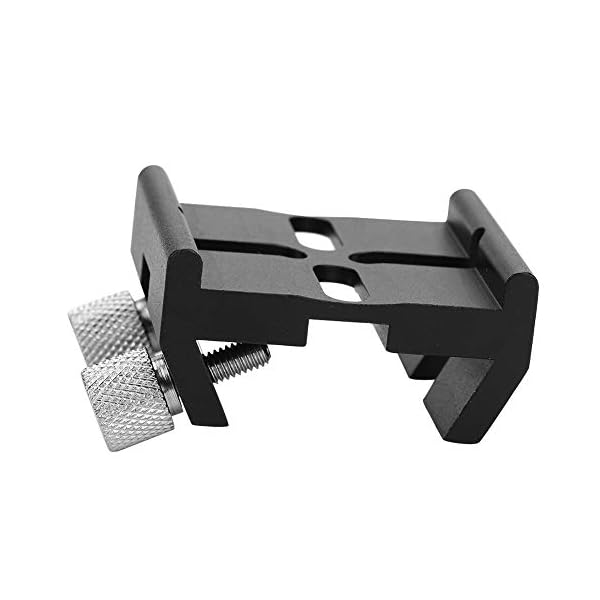 Vbestlife Aluminiumlegierung Schwalbenschwanzfuss für Sucherfernrohr, Teleskop Sucherfernrohrmontage Schwalbenschwanznut… – Bild 6