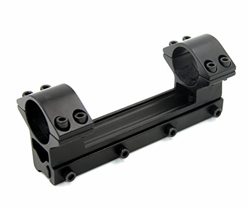 JINSE Adjustable Scope Mount 1 inch 25.4mm Scope Mount Dual Rings Fit 11mm Dovetail Rail