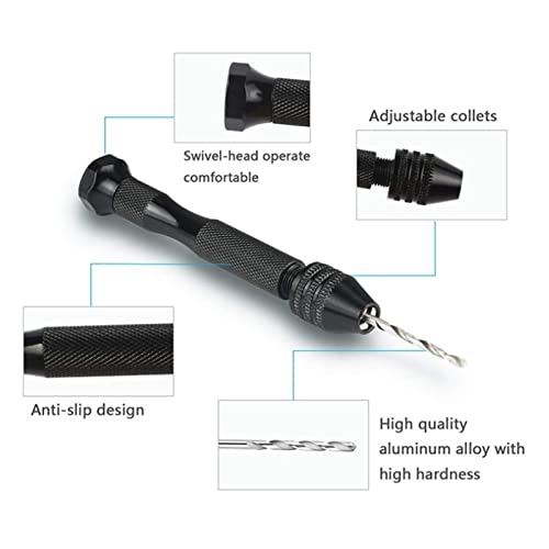 Hand Drill Chuck, Mini Non Rust Pin Vise Tool for Model Punching for Amber for Craft - Image 2