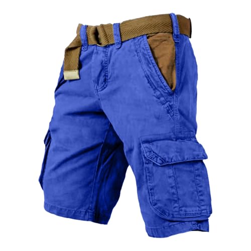 Bermuda cargo homme short jean court coton pantalon de travail léger