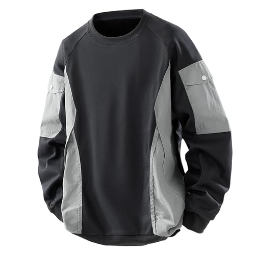 Sweat homme running anti-frottement en mélange doux et confortable col ras du cou
