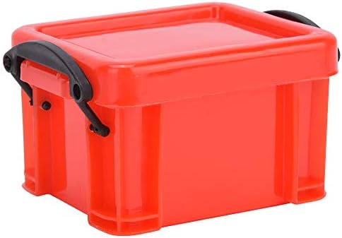 RC Car Roof Decoration, RC Car Luggage Rack Decoration Elastic Luggage Net Storage Box Ladder Rich Simulated Accessories Fit for 1/10 RC Crawler Car