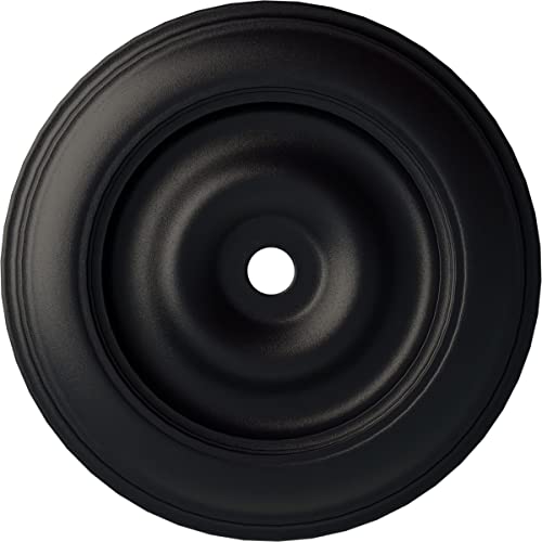 Ekena Millwork CM44CLSGS Classic Ceiling Medallion, 44 1/2"OD x 4"ID x 4"P, Hand-Painted Steel Gray