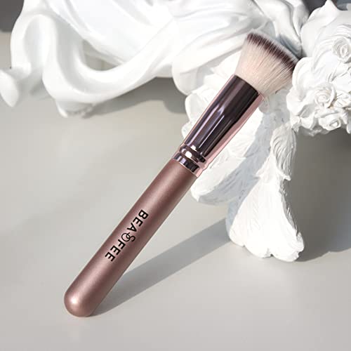 Foundation Brush Flat Top Makeup Foundation Brush Small Top Premium Durable Kabuki Makeup Brush Perfect For Flawless Powder And Cream,Buffing, Blending Liquid,Blending,Concealer Makeup Face Brush #TOP7