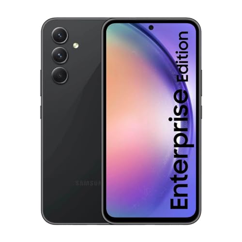 Samsung Galaxy A54 5G Enterprise Edition Smartphone Dual-SIM RAM 8 GB / Interner Speicher 128 microSD slot OLED-Display 6.4' 2340 x 1080 Pixel 120 Hz Triple-Kamera 50 MP 12 5 front camera 32 awesome