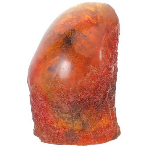 Escorpión de ámbar natural en resina de 8 cm para colección educativa SHINEOFI