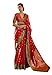 SGF11-Women's Kanjivaram Soft Silk Handloom Saree Golden Zari With Blouse Piece (Red)