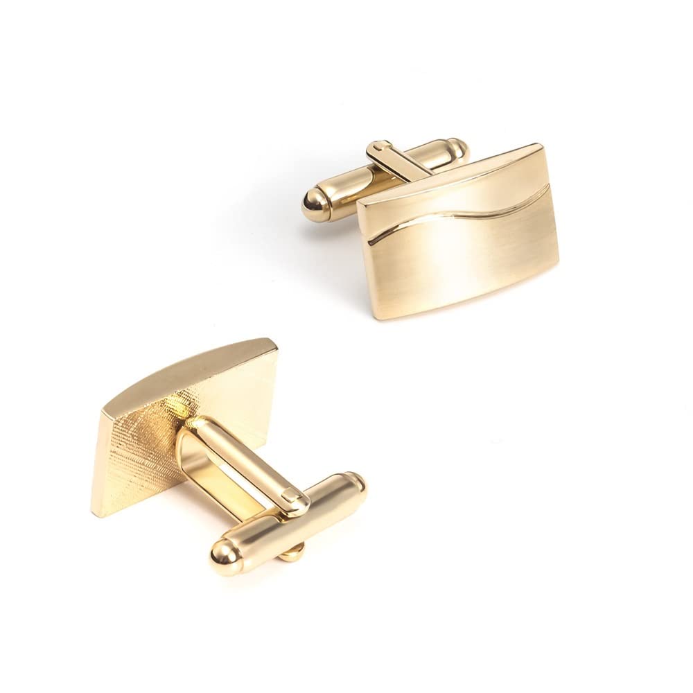 Metall-Manschettenknöpfe Lavalier-Set Französische Krawattennadel-Manschettenknöpfe für Herren (Color : B, Size : One Size)