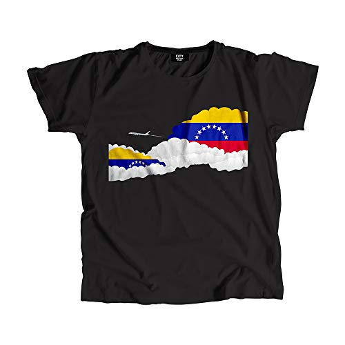 T-shirt Venezuela avion nuages pour homme et femme